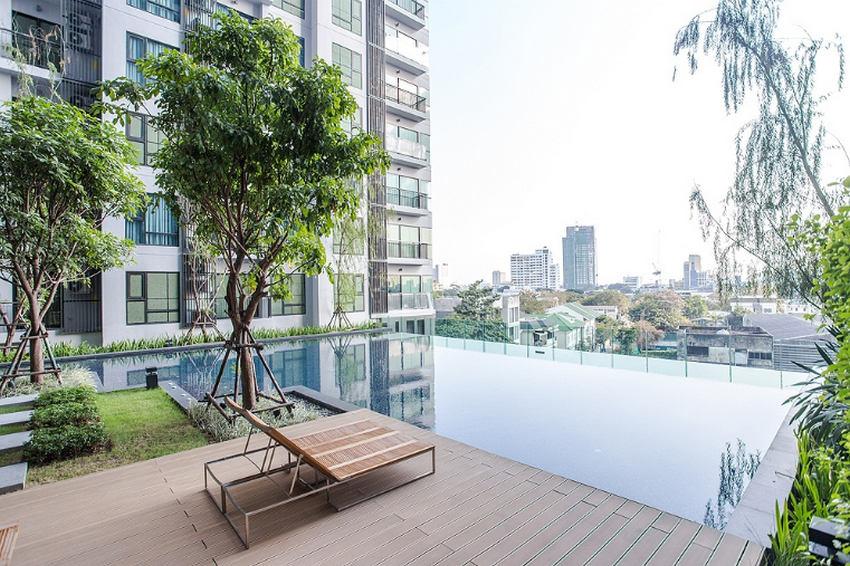 Condo Rhythm Sukhumvit 36-38 ใกล้ BTS ทองหล่อ 24 ตรม. ชั้น 6 ชั้นเดียวกับสระว่ายน้ำ ตกแต่งครบ 6