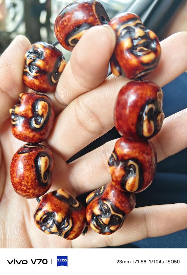 กำไรข้อมือ หินแกะหน้าพระอรหันต์ รูปที่ 2