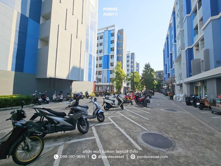 ขาย!! อยู่รวยคอนโด ชั้น 8 อาคาร G ตึกหน้าสุด (ขนาด 22 ตร.ม.) ซ.นวมินทร์ 135 บึงกุ่ม กทม. : Yuruay Condo 18