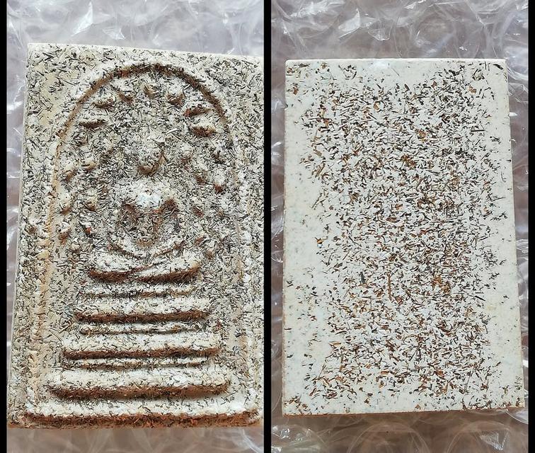 พระสมเด็จเบญจสิริหลังครุฑ พระสมเด็จวัดระฆังโรยผงตะไบทอง กรุวัดพระแก้ว คละพิมพ์ รูปที่ 6