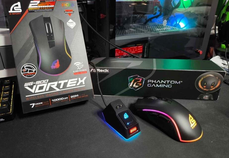 เมาส์เกมมิ่ง SIGNO E-SPORT WG-900 VORTEX 2