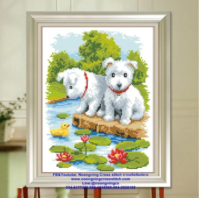 ร้าน Noongning Cross stitch ครอสติสพิมพ์ลาย จำหน่ายอุปกรณ์ครอสติส ภาพติดเพชร1353