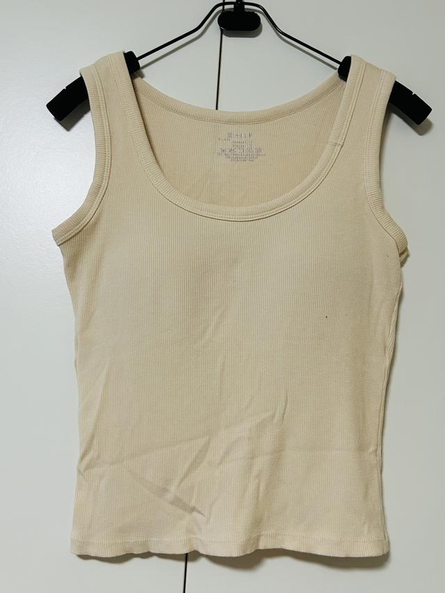 เสื้อกล้าม มีบราในตัว แขนกุด ผ้ายืด