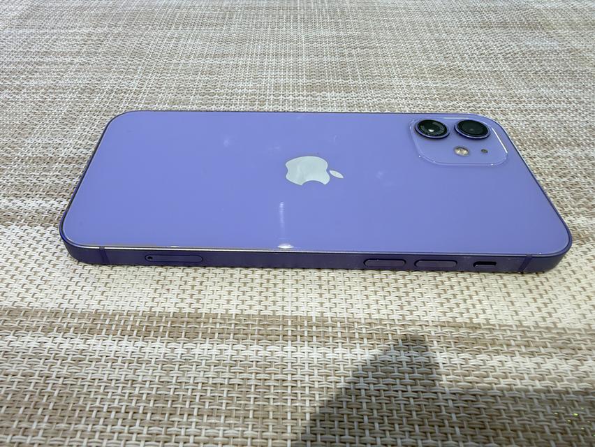 iPhone 12 สีม่วง 128 เครื่องเดิมๆไม่เคยซ่อม ใช้งานได้ทุกฟังก์ชัน รูปย่อยที่ 3
