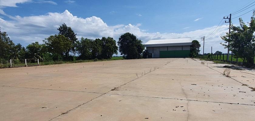 #ขายและให้เช่าโกดังโรงงานอำเภอหันคา จังหวัดชัยนาท ที่ดิน 7 ไร่  พื้นที่ 2800 ตรม 2อาคาร 1