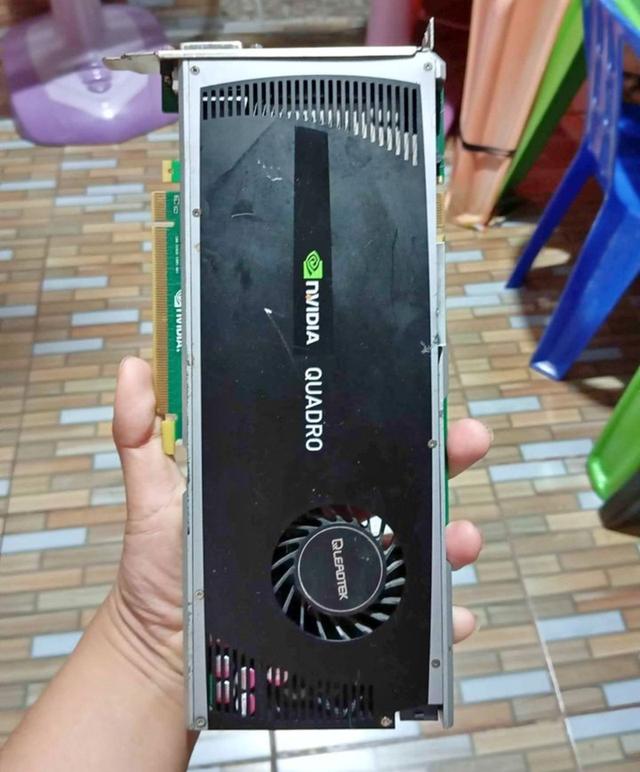 การ์ดจอ Nvidia Quadro 4000 2GB  1