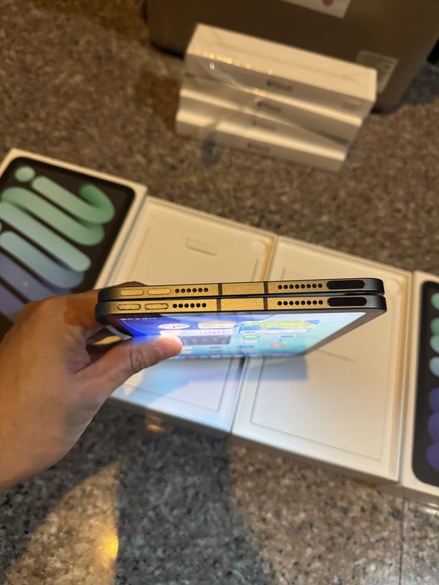 ขายๆๆๆถูกๆๆiPadMini6สีSpace Gray 256กิ๊กWifi Celluer ใส่ซิมได้ตัวTopสุดยกกล่องใช้งานดีทุกๆฟังชั่นสูนTrueทุกๆฟังชั่นรีสโตได้ตลอดไม่มีติดไอคราว Model TH รูปที่ 3