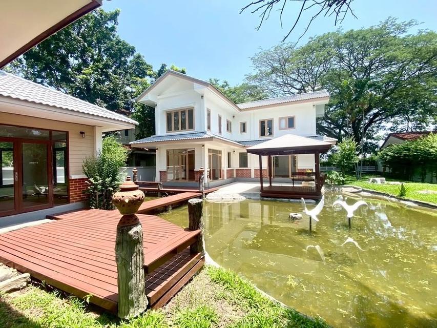 ขายบ้านเหมือนอยู่รีสอร์ท บ้านเดี่ยวสไตล์รีสอร์ท ติดถนนรังสิต–นครนายก คลอง 7 1