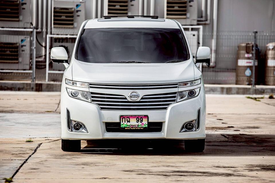 รหัสรถ GT99 Nissan Elgrand 2.5 ปี 2012 สีขาว 7 ที่นั่ง 6