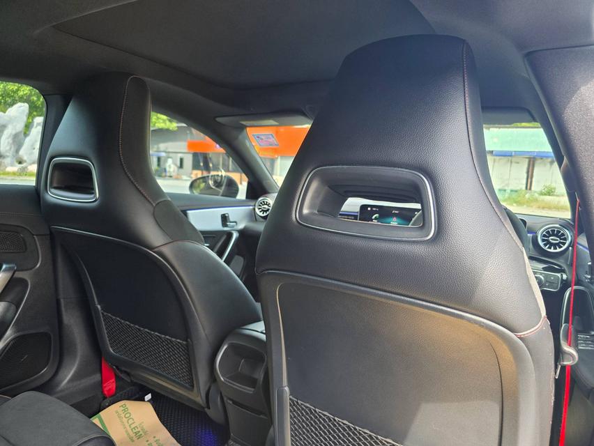 Mercedes-Benz CLA35 AMG ปี 2020 รถสีดำ Wrap ดำด้าน รถศูนย์ รูปที่ 11
