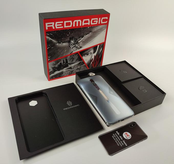 ขาย/แลก Redmagic 5S 5G 8/128 Sonic Silver รอมจีน Snapdragon865 แท้ ครบยกกล่อง เพียง 8,990 บาท  4
