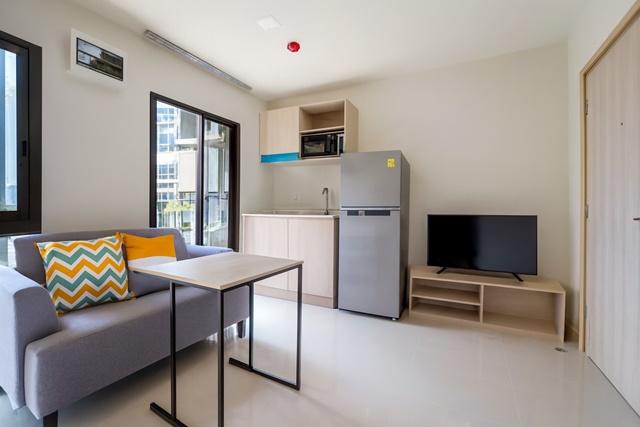 โปรจองด่วน 1 นอน 1 น้ำ ดีคอนโด คาล์ม รามคำแหง 40 ห้องใหม่พร้อมอยู่ MRT ลำสาลี 1.6 กม.พื้นที่ใช้สอย 30 ตร.ม.บรรยากาศสงบ เ 1