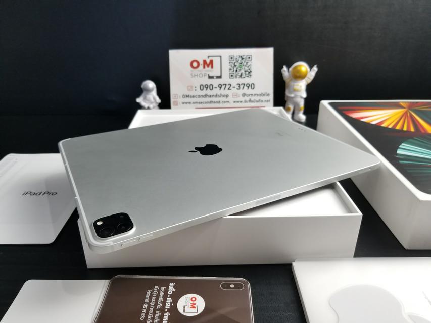 ขาย/แลก iPad Pro (2021) 12.9นิ้ว 256B (wifi+Cellular) Silver ศูนย์ไทย สวยมากๆ แท้ เพียง 38,900 บาท  2