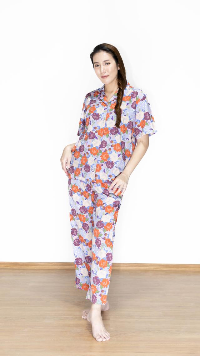 ชุดนอนผ้าไหม​ silk satin