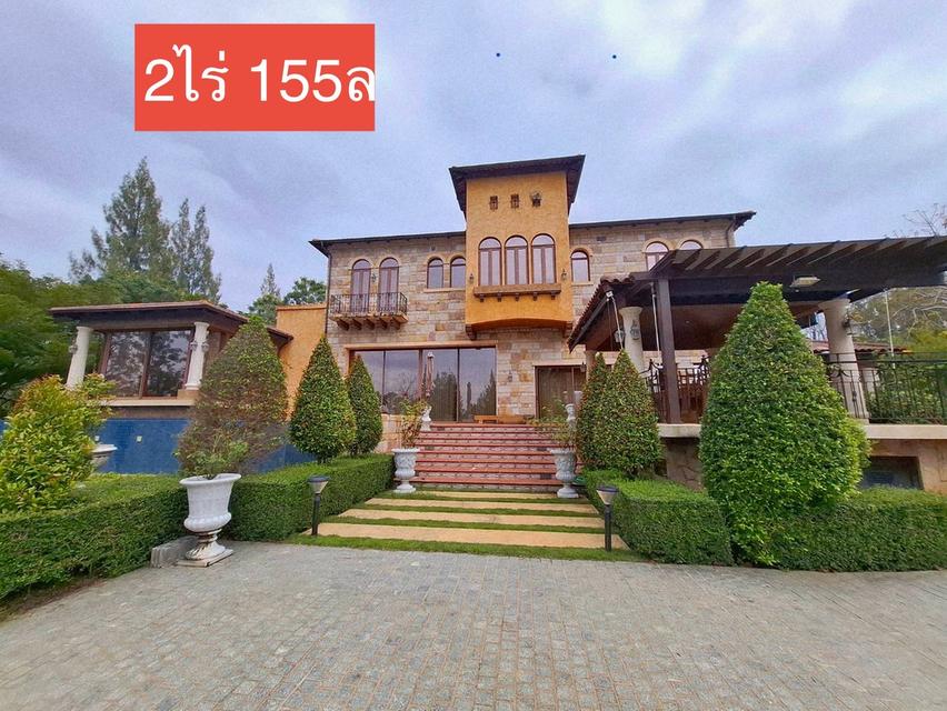 บ้านพร้อมอยู่ในทอสคาน่า ระดับพรีเมียม 2ไร่ ตกแต่งหรู มองเห็นวิวเขาใหญ่ สนามกอล์ฟ 1