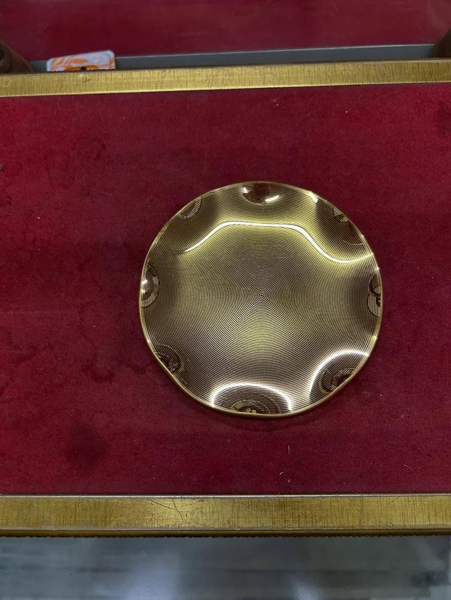 แผ่นแก้ว ฝังทองคำ สำหรับใส่เครื่องประดับ 5