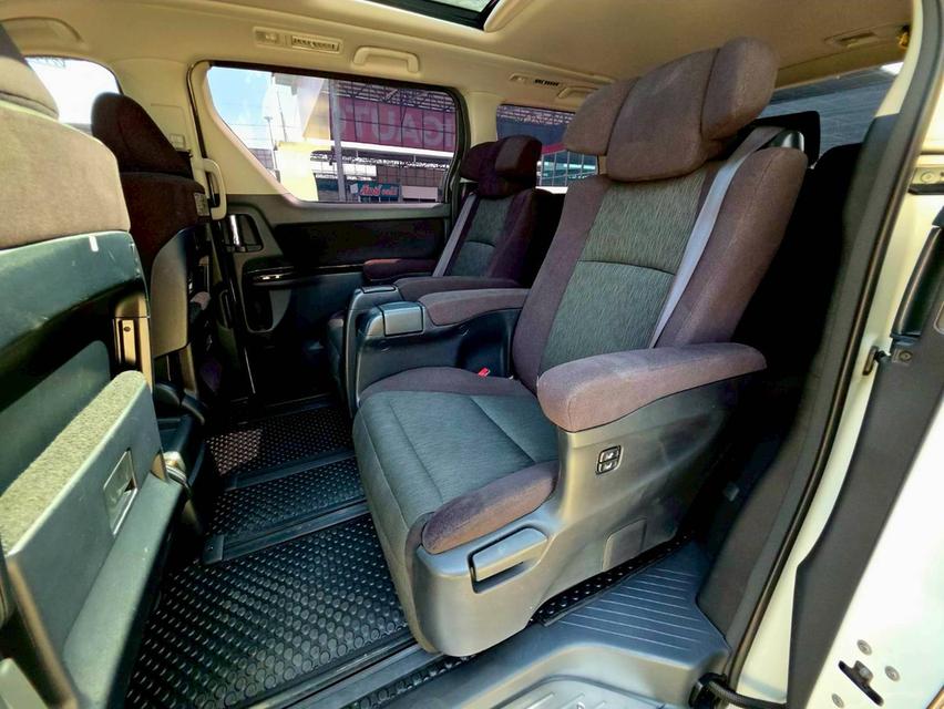 รหัสรถ SEZ8393 Toyota Vellfire 2.4 ZG Edition (ตัวท๊อป) เกียร์ ออโต้ เบนซิน สี ขาว ปี 2014 12
