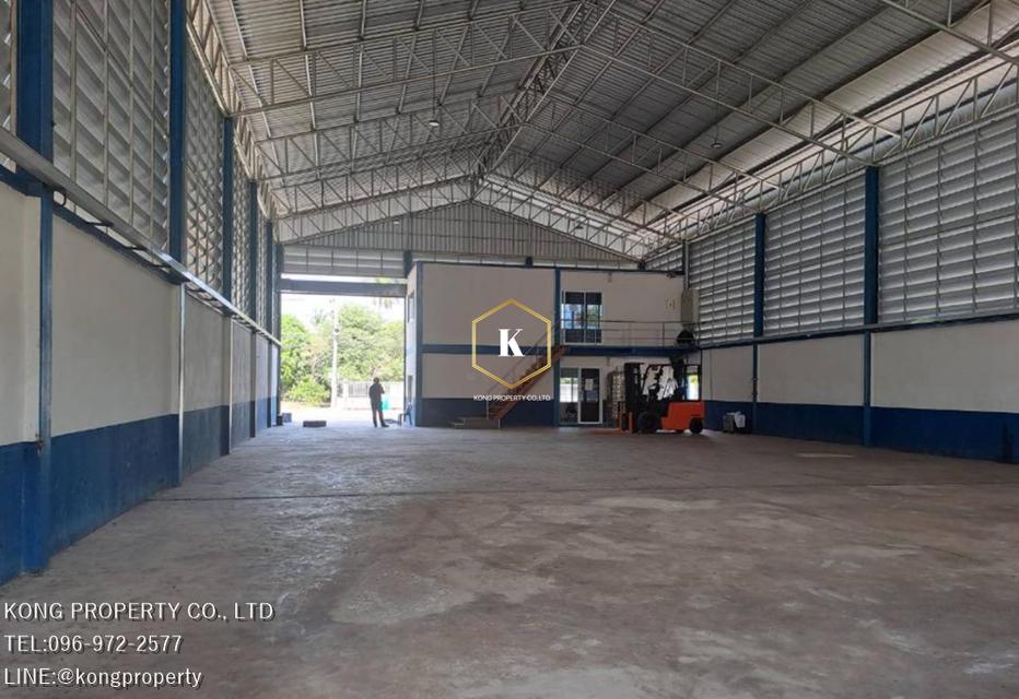 ให้เช่าโกดัง  ลาดหลุมแก้ว ปทุมธานี ใกล้แยกนพวงศ์ พื้นที่ 1 ไร่  5