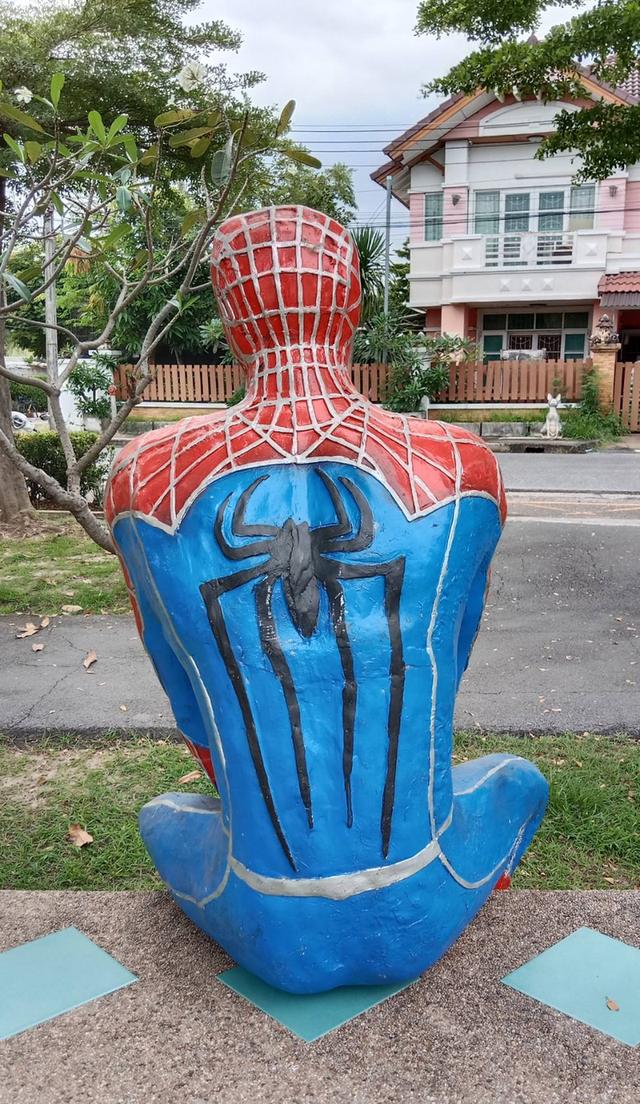 496.หุ่นซูเปอร์ฮีโร่สไปเดอร์แมน สำหรับตกแต่งบ้าน ร้านค้า ร้านอาหาร