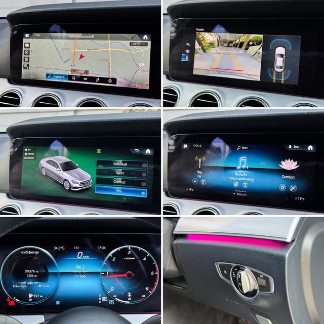 รหัสรถ AVA8855 🌈 Benz E220d AMG 2021 ดีเซลล้วน Facelift W213 17