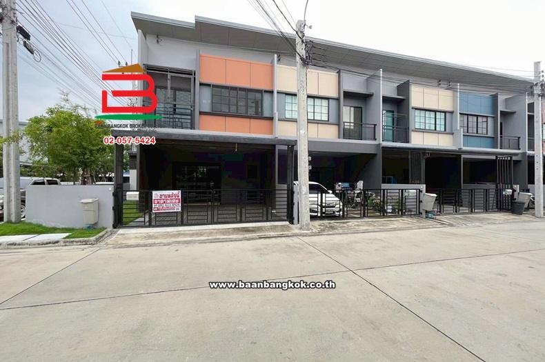ทาวน์เฮาส์ หมู่บ้านสิริเพลส เวสต์เกต เนื้อที่ 29.8 ตร.ว ทำเลดี ใกล้เวนิวไอดี เวสต์เกต ตำบลบางแม่นาง อำเภอบางใหญ่ จังหวัดนนทบุรี 1