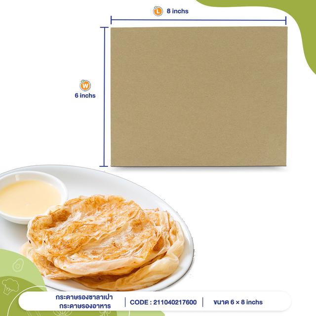 ขนาดกระดาษรองอาหาร มีขนาดและใช้กับอาหารประเภทอะไรบ้าง ? 3
