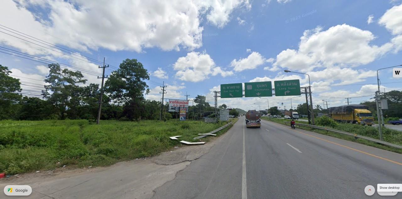 [ขายที่ดิน] ใกล้โครงการแลนด์บริดจ์ อ.หลังสวน จ.ชุมพร รูปย่อยที่ 2