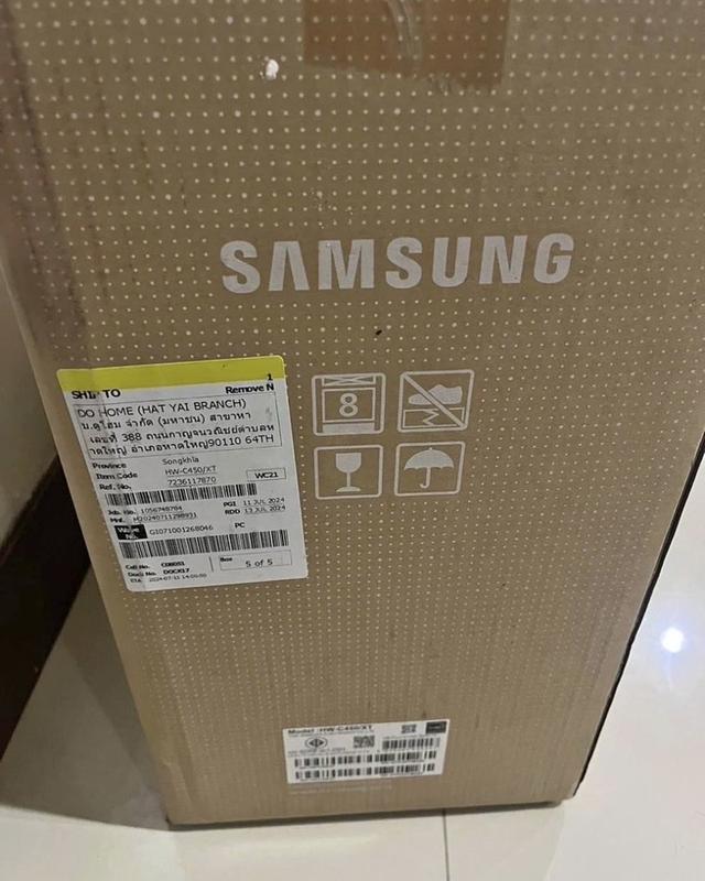 ขายต่อ Samsung  Soundbar C450 ยังไม่แกะกล่อง 4