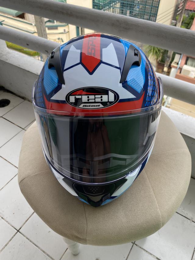 หมวกกันน็อกยกค้างรุ่นReal ปี2025 