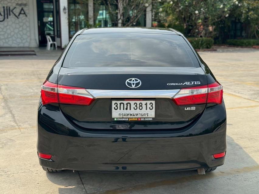 Toyota Altis 1.6G ปี2014 AT สีดำ รูปที่ 5