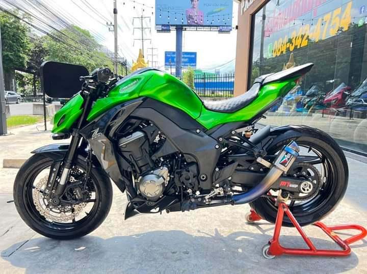 ขายรถ kawasaki z1000 สีเขียว ราคาถูก 1