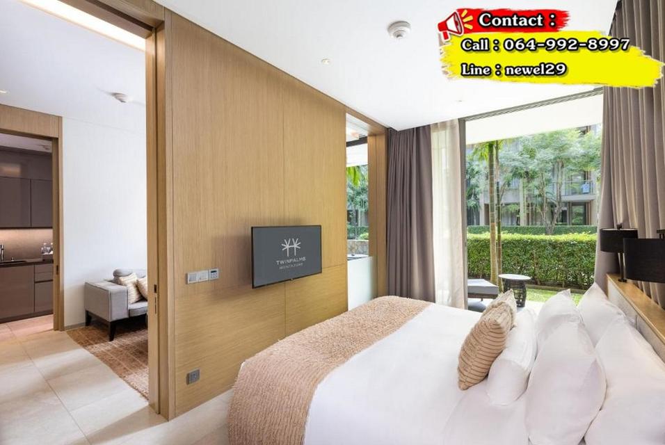Twinpalms Montazure Residences Phuket ติดชายหาดกมลา (Beachfront Villa) ห้องใหญ่พิเศษ 153 ตารางเมตร 1 ห้องนอน ชั้น1 ตกแต่งครบ 2