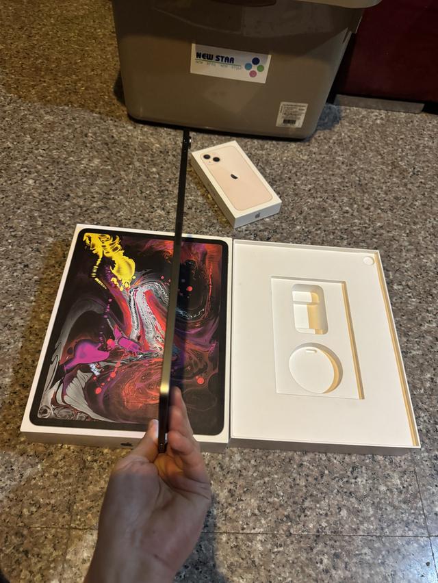 ขายๆๆๆถูกๆๆiPadPro12.9สีSpace Gray 64กิ๊มีกล่องอีมี่ตรง Wifi Only ใช้งานดีทุกๆฟังชั่นสูนTrueทุกๆฟังชั่นรีสโตได้ตลอดไม่มีติดไอคราว Model TH/A ( จอไม่เห รูปที่ 6