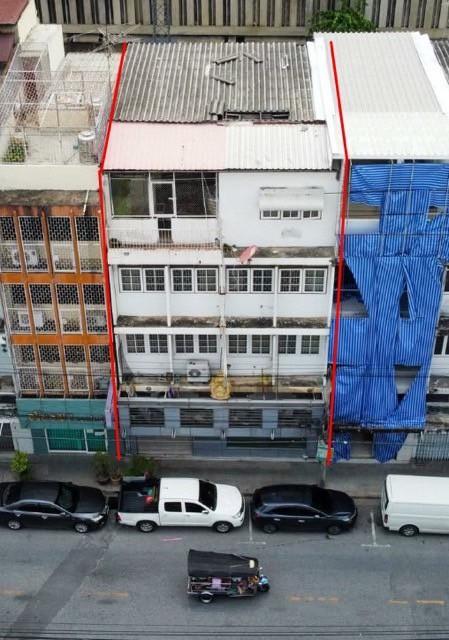 ให้เช่าอาคารพาณิชย์ 4 ชั้น หน้ากว้าง 9 เมตร เขตป้อมปราบศัตรูพ่าย ใกล้ MRT สามยอดแค่ ที่จอดรถหน้าร้าน 2 คัน เหมาะทำBoutique Hotel Airbnb บาร์ ร้านอาหาร 1