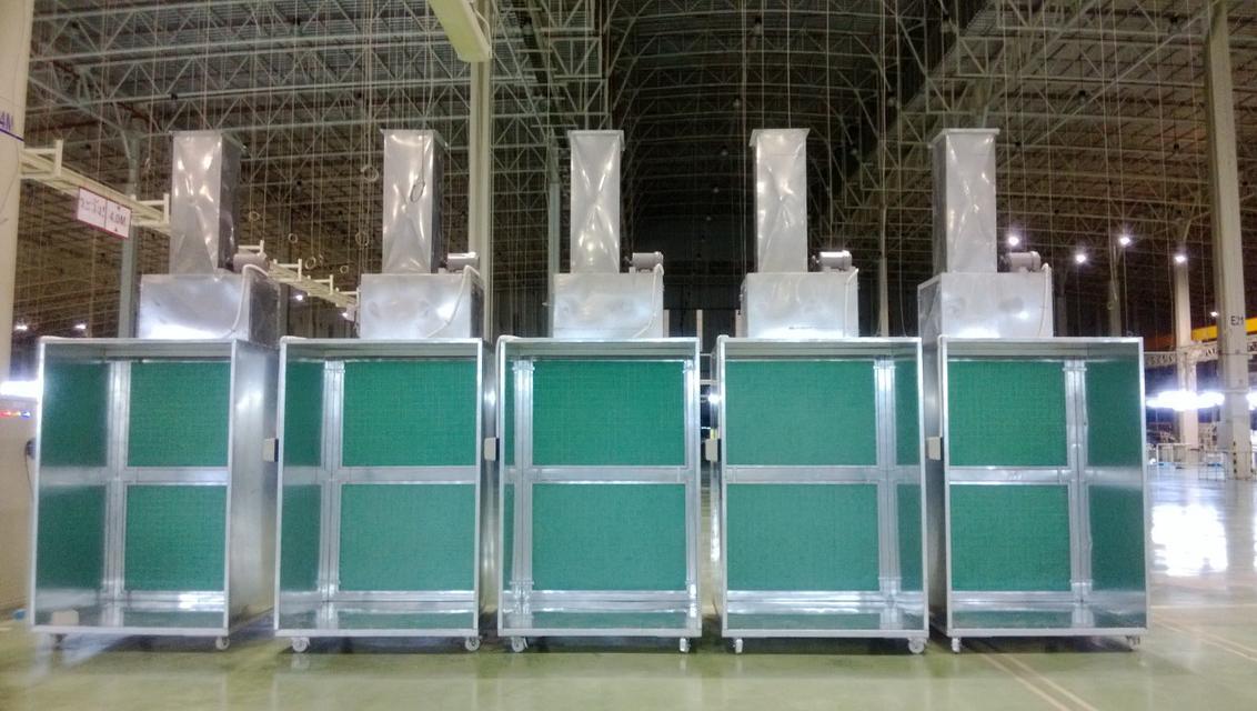 รับออกแบบ ขาย ห้องพ่นอบสีระบบม่านน้ำ ห้องพ่นสีฟิลเตอร์ ห้องพ่นสีขนาดใหญ่ ห้องพ่นสีรถพ่วง  8