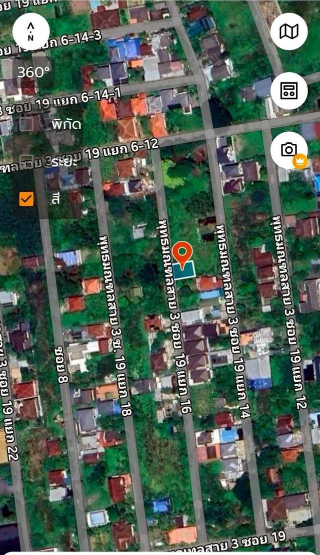 ขายด่วนที่ดินพุทธมณฑลสาย 3 เนื้อที่ 57 ตรว ติดถนนลาดยาง ซ.19 แยก 16  เขตตลิ่งชัน กทม. 9