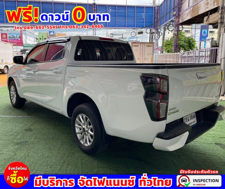 💢#ปี2022 Isuzu D-Max 1.9 CAB-4 L DA ไมล์แท้ 47,xxx กม. รับประกันศูนย์ ถึง ปี2025 เกียร์ออโต้ 4