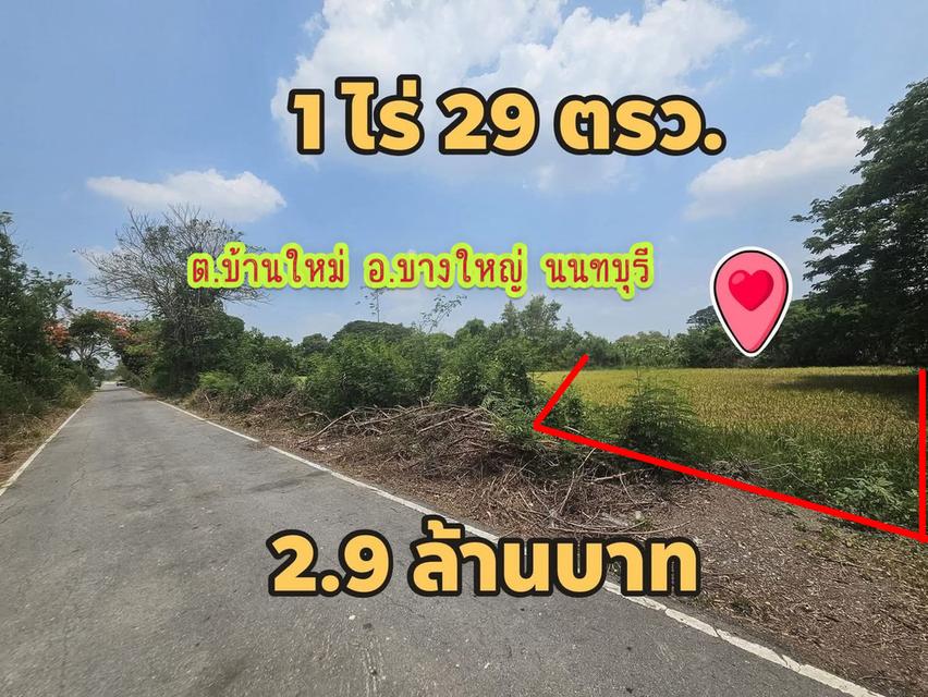 ที่ดินสวย ตำบลบ้านใหม่ อำเภอบางใหญ่ 1