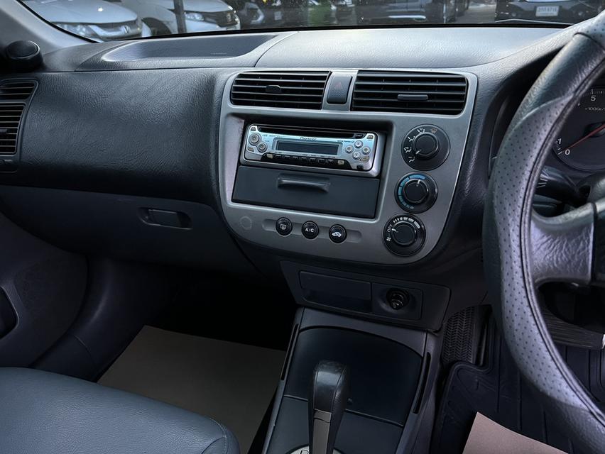 Civic ไดแมนชั่น ปี2001 ออโต้ มือเดียวป้ายแดง สีเดิม ไม่เคยแก๊ส 13