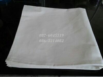 รับผลิตและจำหน่าย ผ้าเช็ดปาก (แนปกิ้น)  มีทุกขนาด ทุกสีตามการใช้งาน
