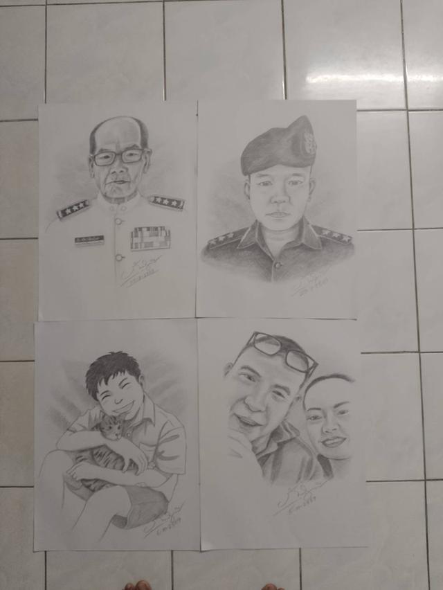 รับวาดภาพเสมือนค่ะภาพละ400บาทรวมค่าส่ง รูปที่ 6