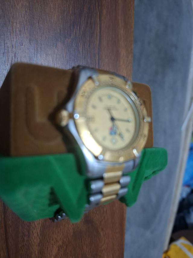 Tag Heuer 2000 Professional Date Gold Steel 36mm Quartz Watch 4