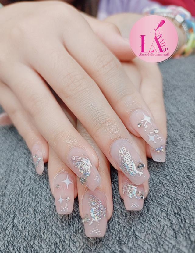 🎊 La Nails เดลิเวอรี่ #การบริการทำเล็บนอกสถานที่ 🥰🥰🥰  ให้บริการโดยช่างมืออาชีพ ให้บริการในเขตกรุงเทพ และ ปริมณฑล 📲 : 0612904614 ปลา 3