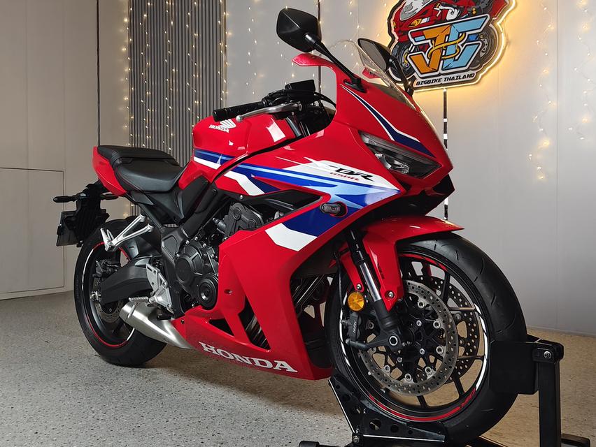 HONDA CBR650Rจดปี24 จอสีTFT ไมล์5พัน รถมือเดียว ไร้ที่ติ
