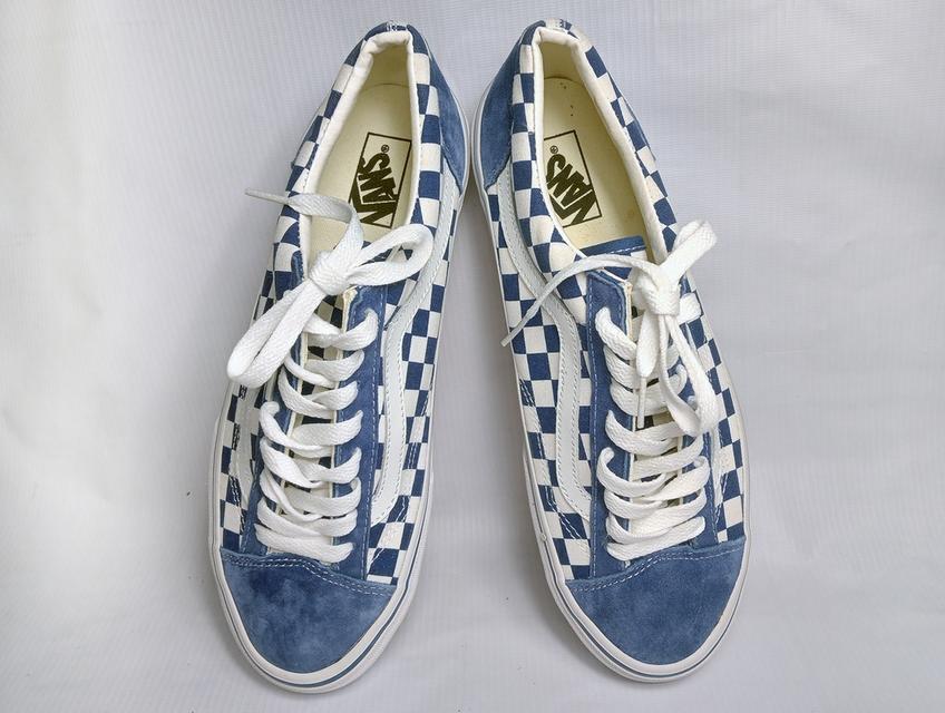 VANS รองเท้าผ้าใบของใหม่ สีน้ำเงิน จัดส่งฟรี!!! เก็บปลายทาง 3