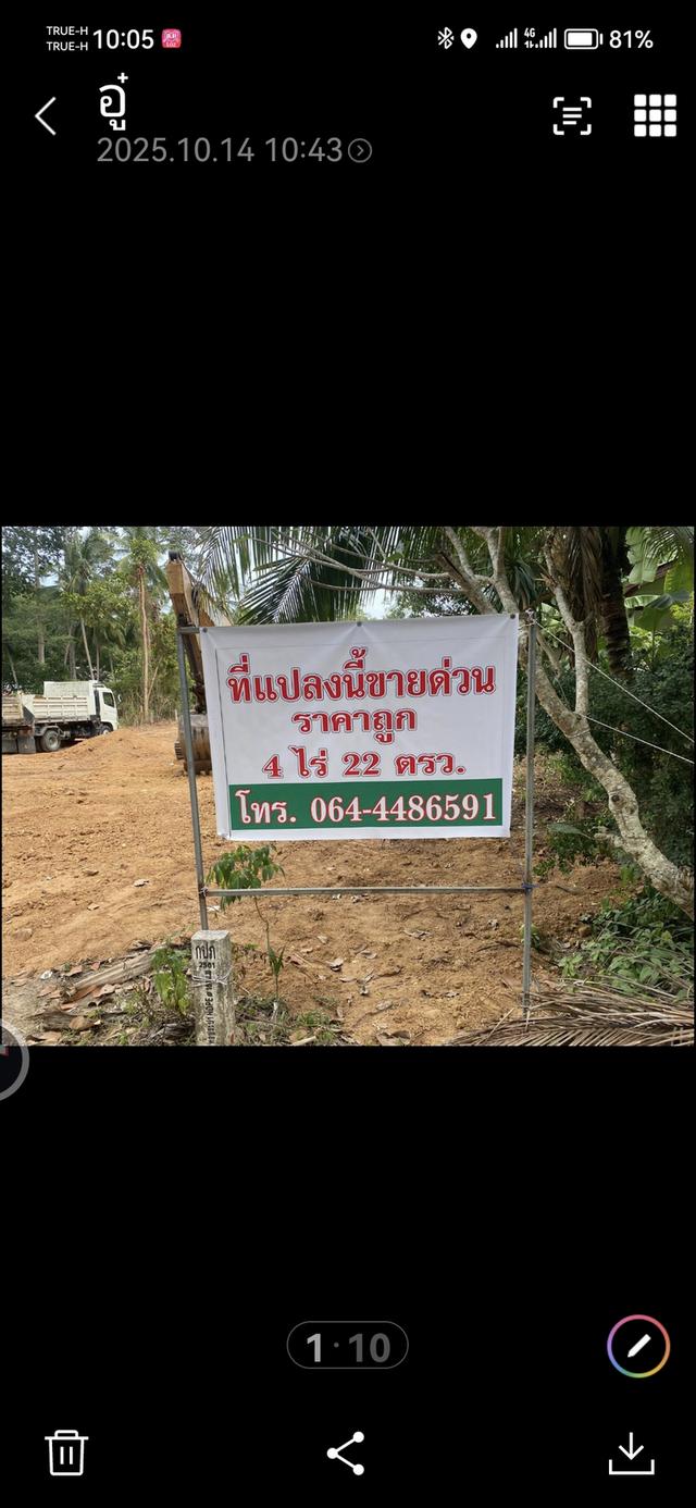 ที่ดิน4ไร่48ตรว(เกาะสมุย 2