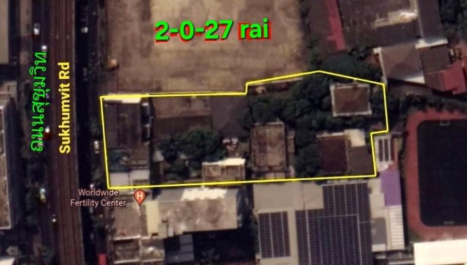 ที่ดินติดถนนสุขุมวิท 6