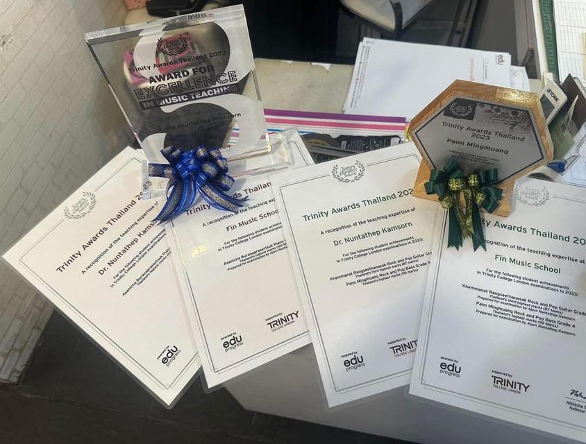 ติวสอบเกรด Trinity ที่ Fin Music School 5