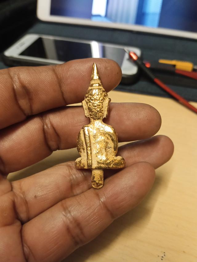 พระยอดธงเนื้อทองคำรุ่นเก่าของสมัยโบราณ รูปย่อยที่ 4