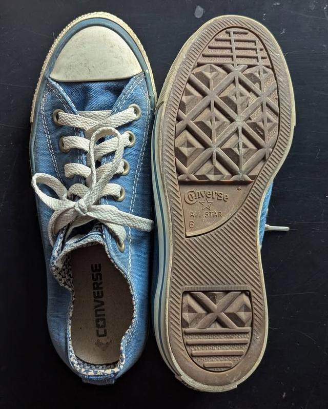 รองเท้า Converse Chuck Taylor All Star Low Top สีน้ําเงิน Navy สภาพสวย เบอร์ 6 พร้อมกล่อง รูปที่ 3